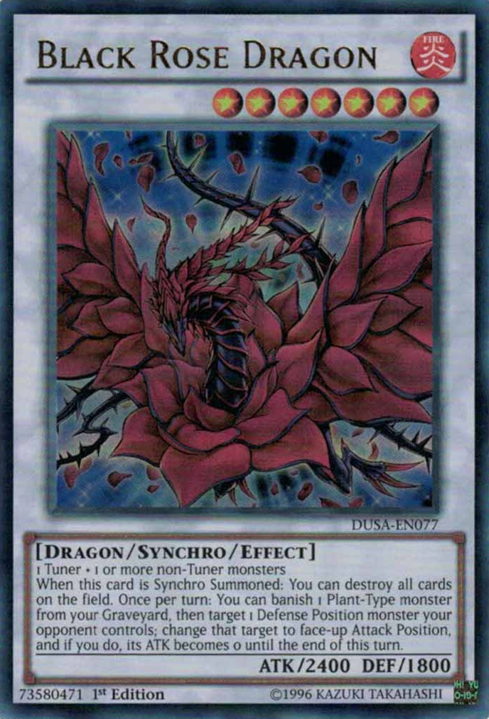 Black Rose Dragon [DUSA-EN077] Ultra Rare | L.A. Mood Comics and Games