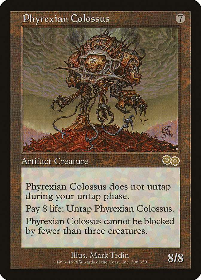 Phyrexian Colossus [Urza's Saga] | L.A. Mood Comics and Games