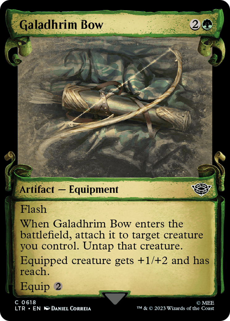 Galadhrim Bow [The Lord of the Rings: Tales of Middle-Earth Showcase Scrolls] | L.A. Mood Comics and Games