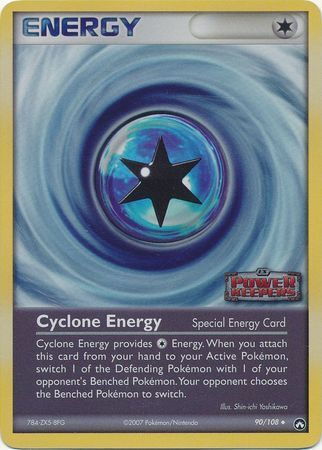 Cyclone Energy (90/108) (Stamped) [EX: Power Keepers] | L.A. Mood Comics and Games
