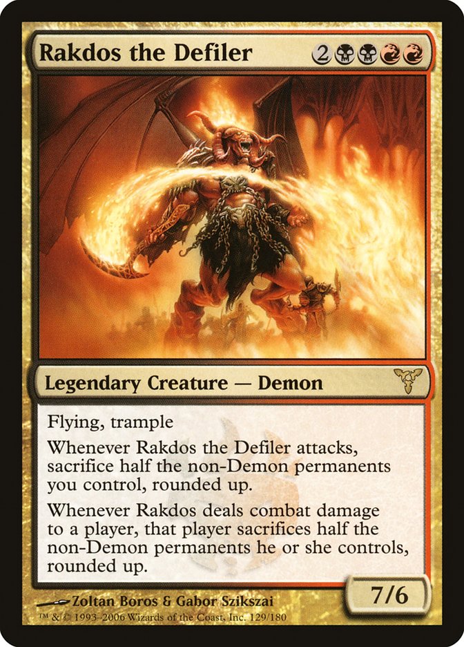 Rakdos the Defiler [Dissension] | L.A. Mood Comics and Games