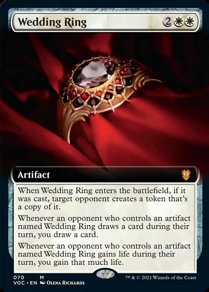 Wedding Ring (Extended Art) [Innistrad: Crimson Vow Commander] | L.A. Mood Comics and Games