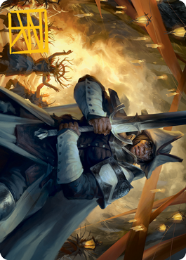 Ritual Guardian Art Card (Gold-Stamped Signature) [Innistrad: Midnight Hunt Art Series] | L.A. Mood Comics and Games