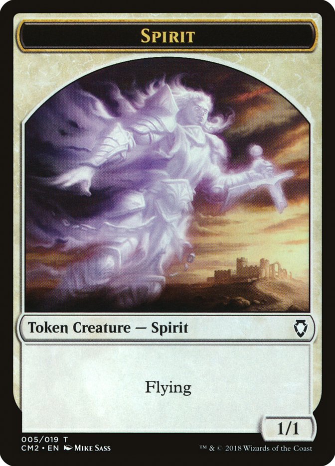 Spirit Token [Commander Anthology Volume II Tokens] | L.A. Mood Comics and Games