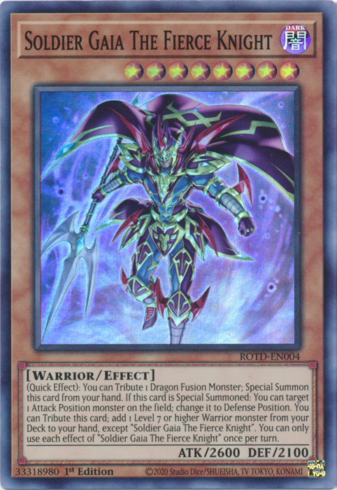 Soldier Gaia The Fierce Knight [ROTD-EN004] Super Rare | L.A. Mood Comics and Games