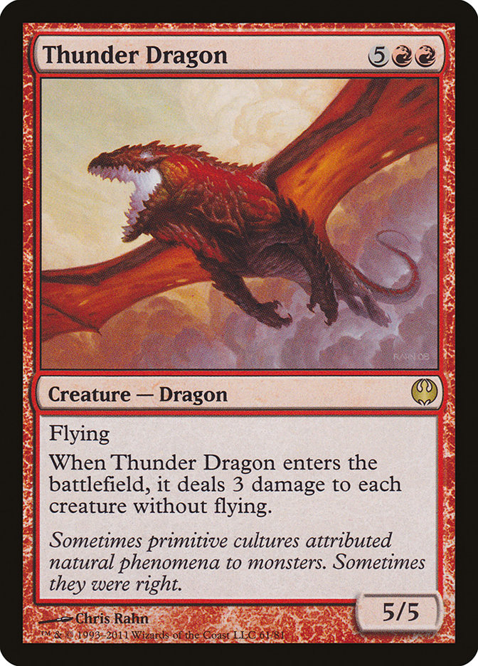 Thunder Dragon [Duel Decks: Knights vs. Dragons] | L.A. Mood Comics and Games