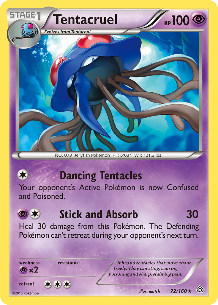 Tentacruel (72/160) [XY: Primal Clash] | L.A. Mood Comics and Games