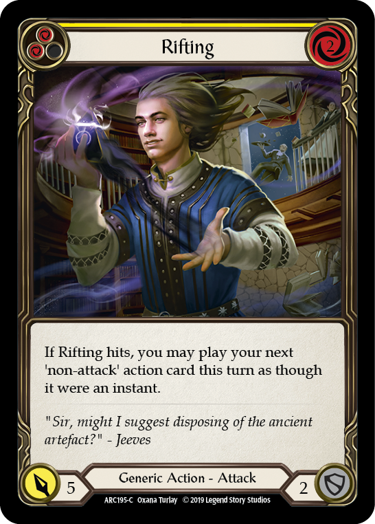 Rifting (Yellow) [ARC195-C] (Arcane Rising)  1st Edition Normal | L.A. Mood Comics and Games