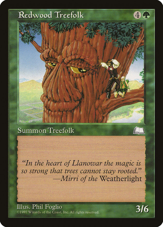 Redwood Treefolk [Weatherlight] | L.A. Mood Comics and Games