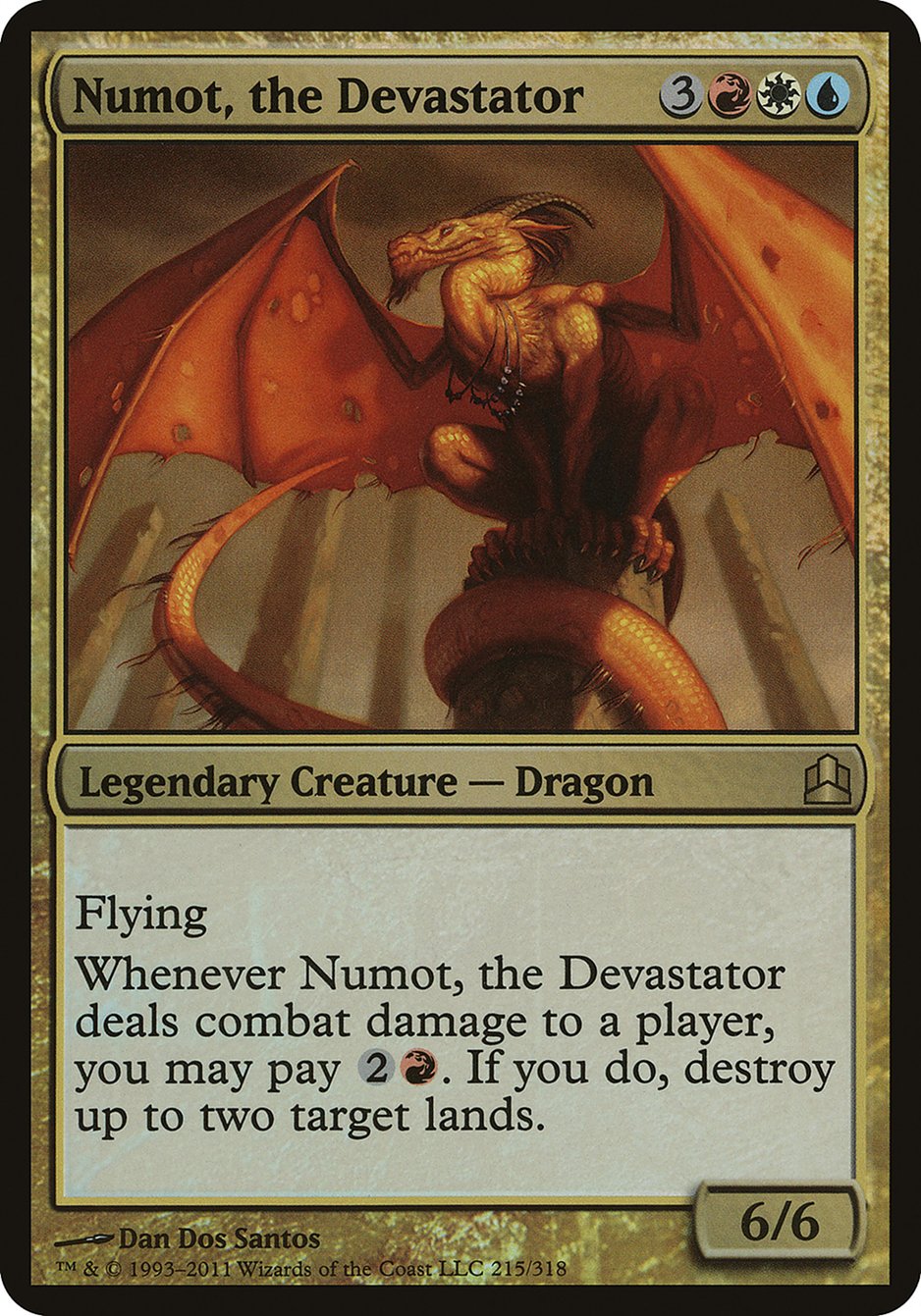 Numot, the Devastator (Oversized) [Commander 2011 Oversized] | L.A. Mood Comics and Games