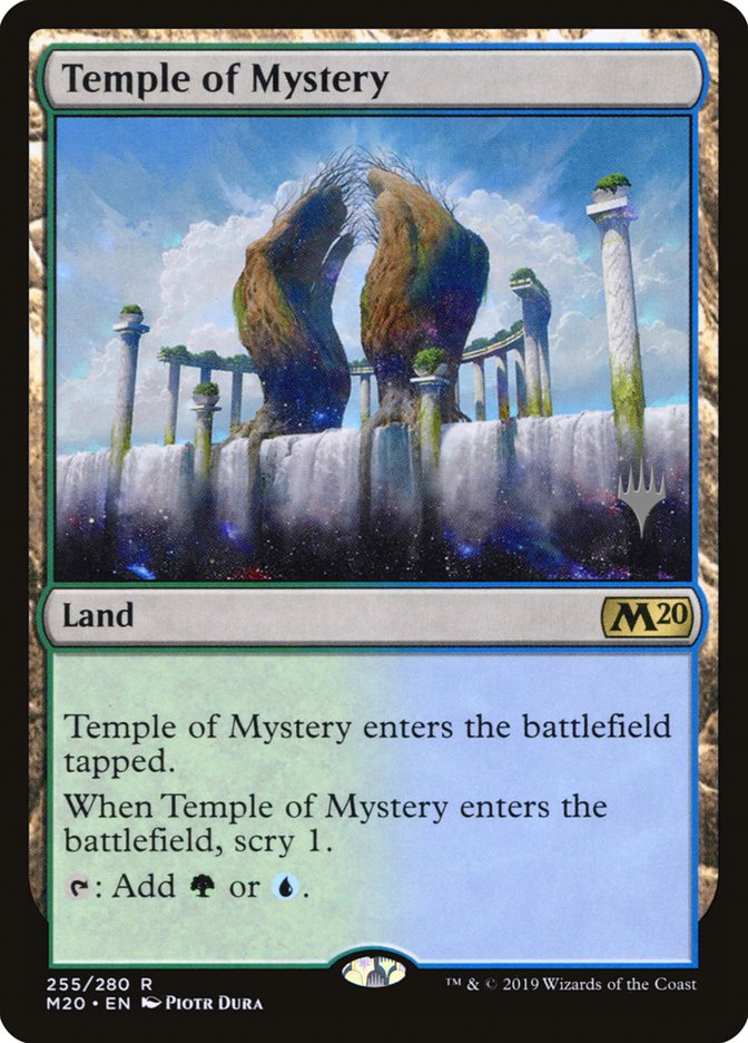 Temple of Mystery (Promo Pack) [Core Set 2020 Promos] | L.A. Mood Comics and Games