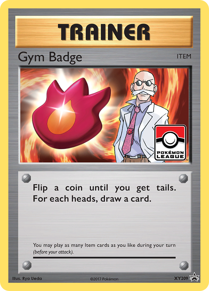 Gym Badge (XY209) (Blaine) [XY: Black Star Promos] | L.A. Mood Comics and Games