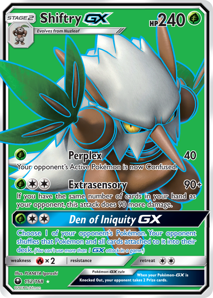 Shiftry GX (152/168) [Sun & Moon: Celestial Storm] | L.A. Mood Comics and Games