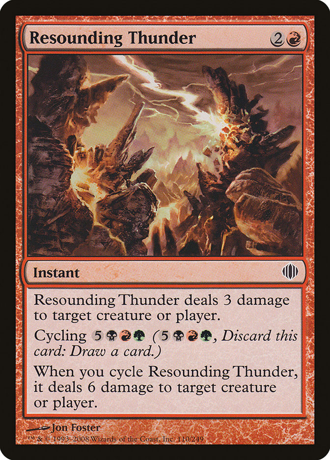 Resounding Thunder [Shards of Alara] | L.A. Mood Comics and Games