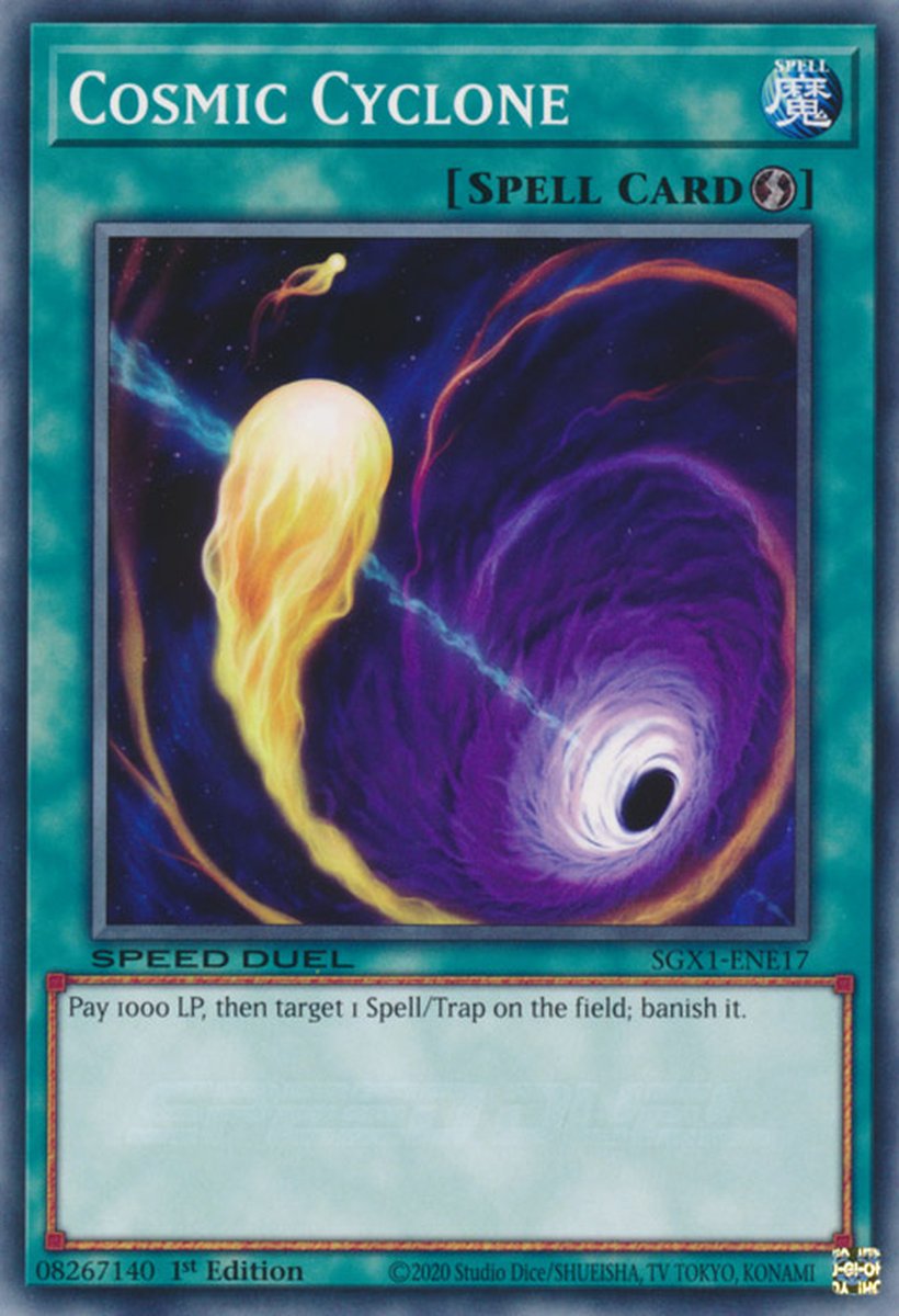 Cosmic Cyclone [SBC1-ENE16] Common | L.A. Mood Comics and Games