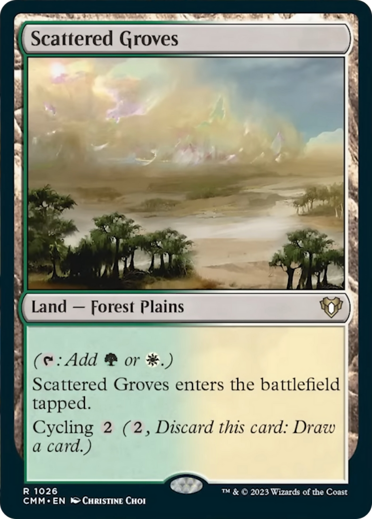 Scattered Groves [Commander Masters] | L.A. Mood Comics and Games