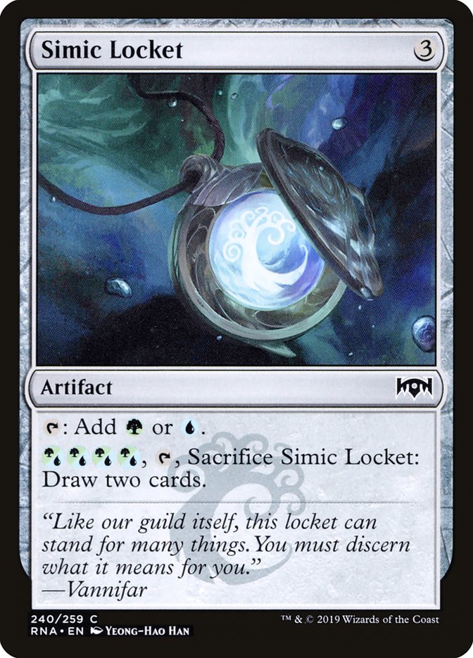 Simic Locket [Ravnica Allegiance] | L.A. Mood Comics and Games