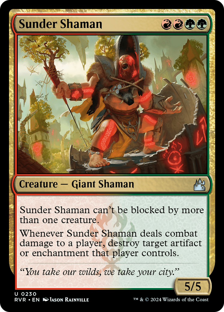 Sunder Shaman [Ravnica Remastered] | L.A. Mood Comics and Games