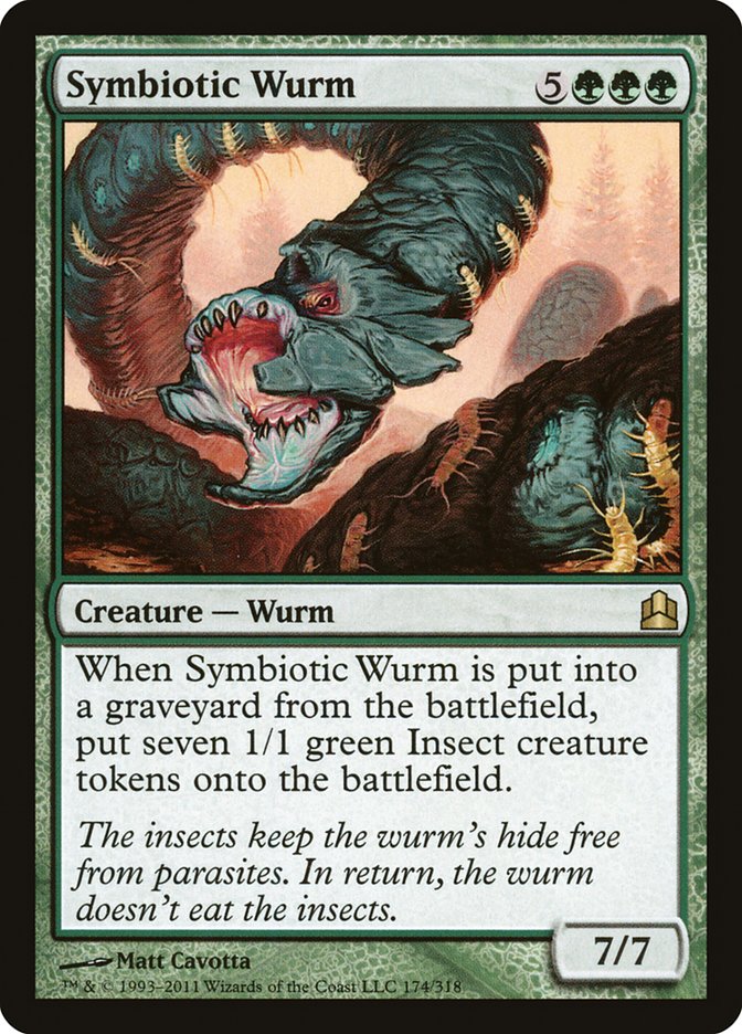 Symbiotic Wurm [Commander 2011] | L.A. Mood Comics and Games