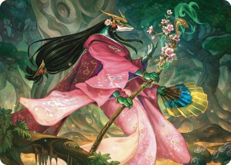 Sakiko, Mother of Summer Art Card [Commander Masters Art Series] | L.A. Mood Comics and Games