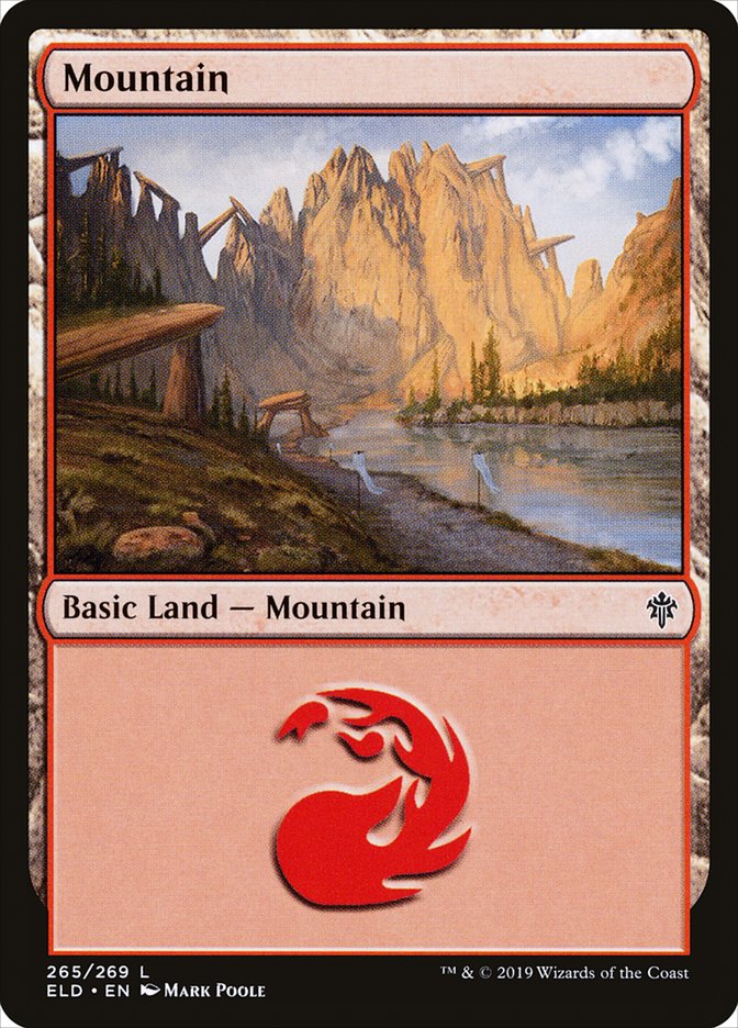 Mountain (265) [Throne of Eldraine] | L.A. Mood Comics and Games