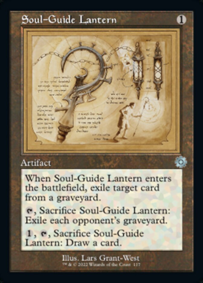 Soul-Guide Lantern (Retro Schematic) [The Brothers' War Retro Artifacts] | L.A. Mood Comics and Games