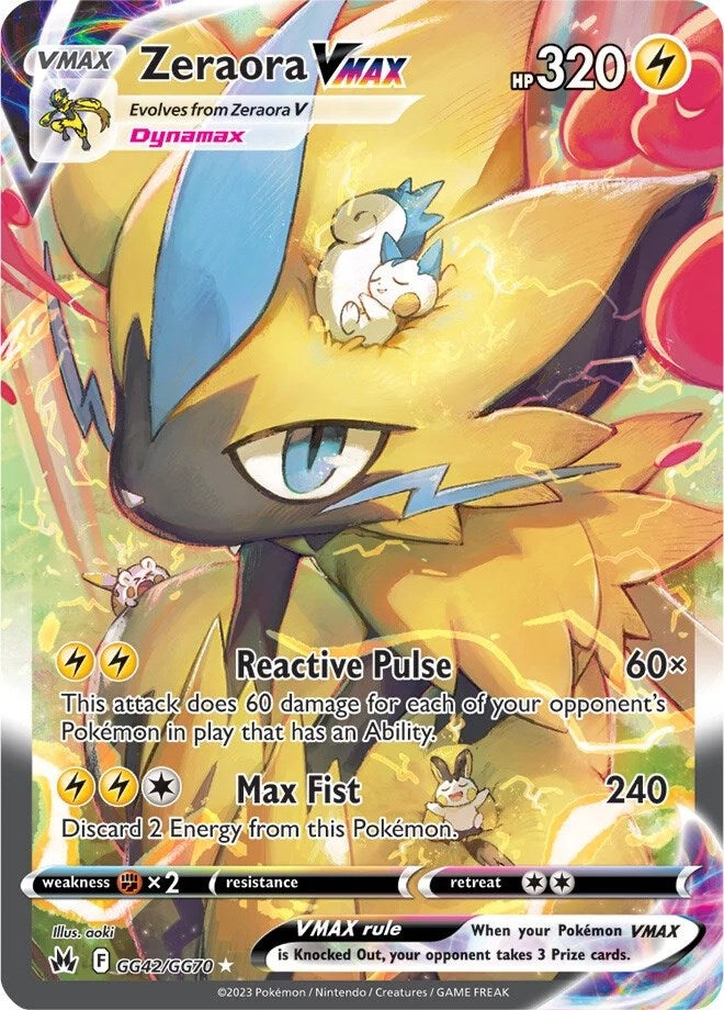 Zeraora VMAX (GG42/GG70) [Sword & Shield: Crown Zenith] | L.A. Mood Comics and Games