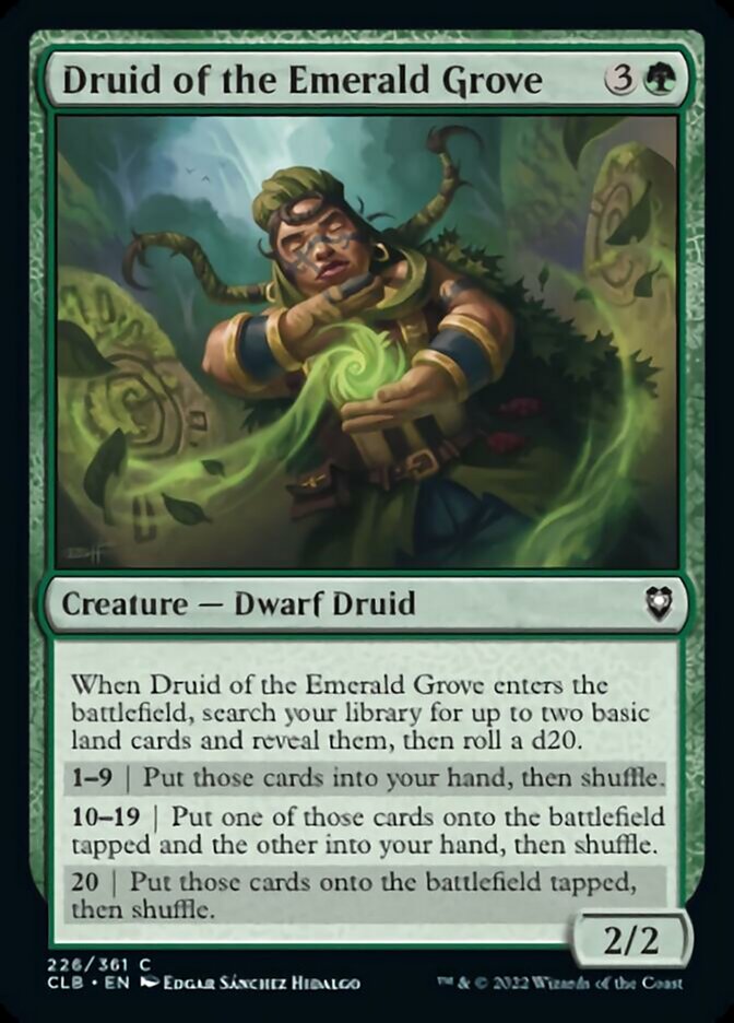 Druid of the Emerald Grove [Commander Legends: Battle for Baldur's Gate] | L.A. Mood Comics and Games
