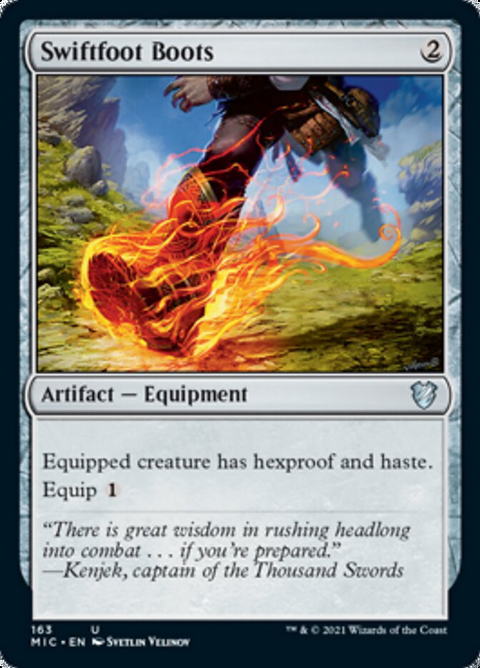 Swiftfoot Boots [Innistrad: Midnight Hunt Commander] | L.A. Mood Comics and Games