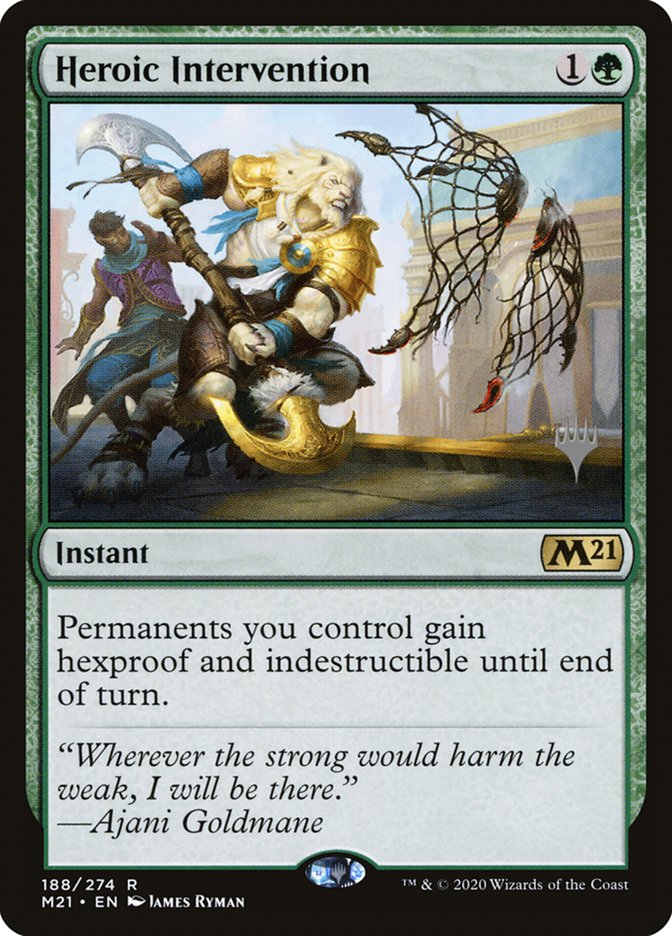 Heroic Intervention (Promo Pack) [Core Set 2021 Promos] | L.A. Mood Comics and Games