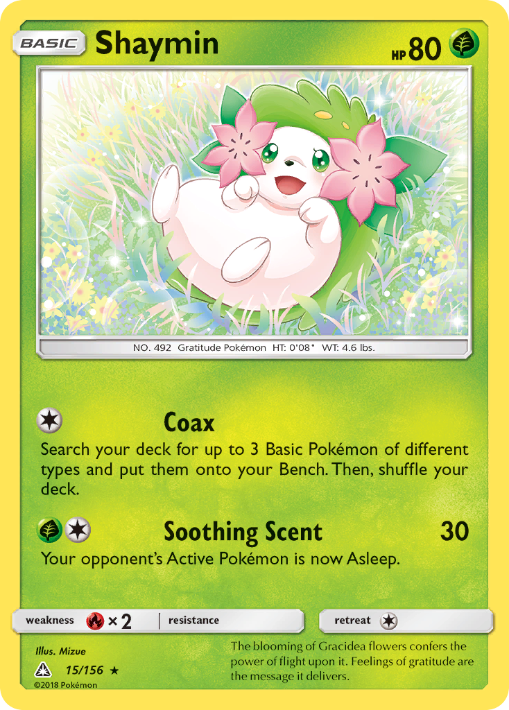 Shaymin (15/156) [Sun & Moon: Ultra Prism] | L.A. Mood Comics and Games