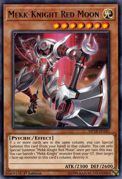 Mekk-Knight Red Moon [MP18-EN181] Rare | L.A. Mood Comics and Games