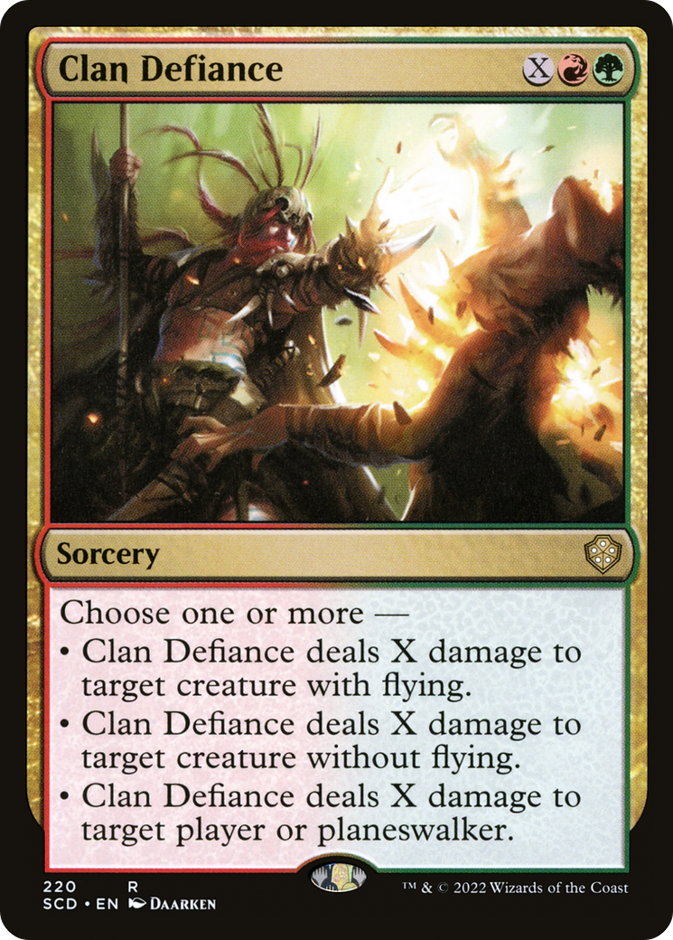 Clan Defiance [Starter Commander Decks] | L.A. Mood Comics and Games