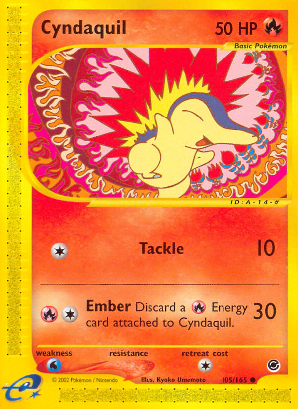 Cyndaquil (105/165) [Expedition: Base Set] | L.A. Mood Comics and Games