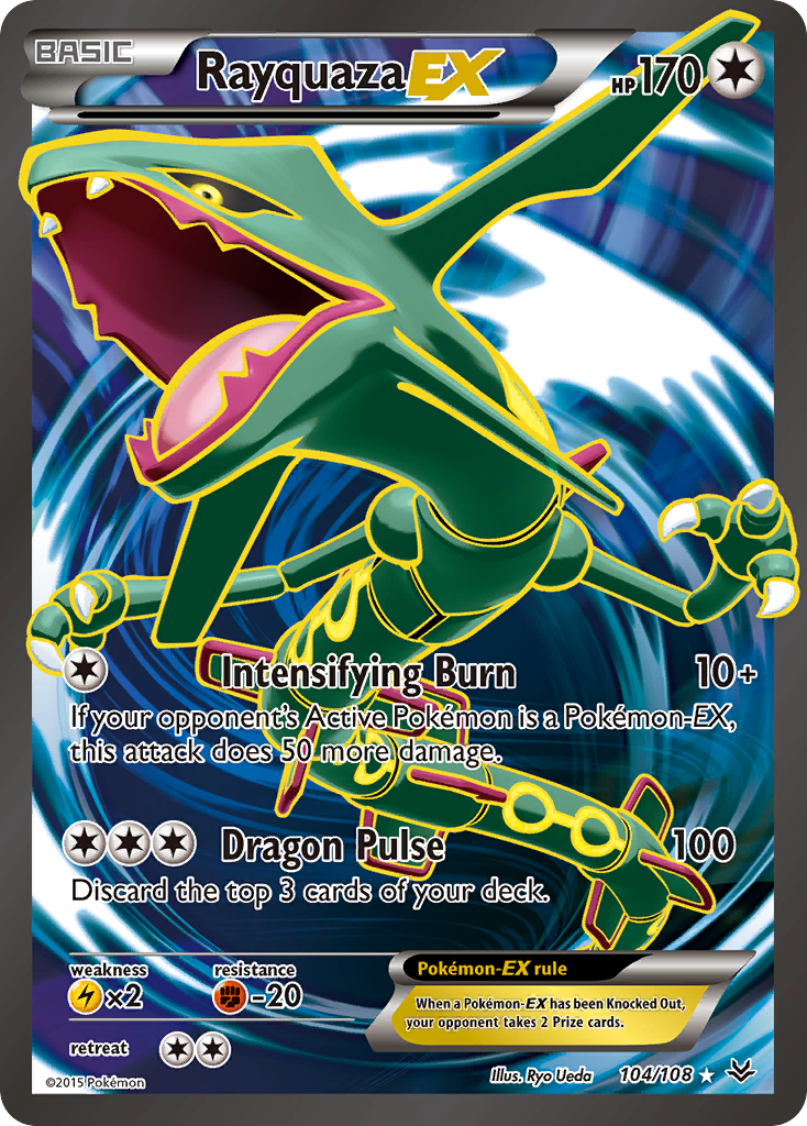 Rayquaza EX (104/108) [XY: Roaring Skies] | L.A. Mood Comics and Games