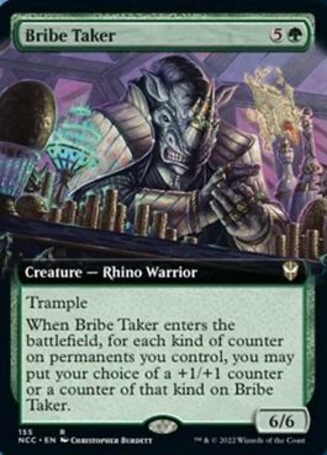 Bribe Taker (Extended Art) [Streets of New Capenna Commander] | L.A. Mood Comics and Games