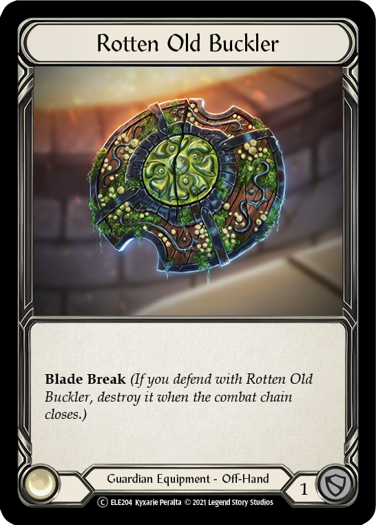 Rotten Old Buckler [U-ELE204] (Tales of Aria Unlimited)  Unlimited Rainbow Foil | L.A. Mood Comics and Games