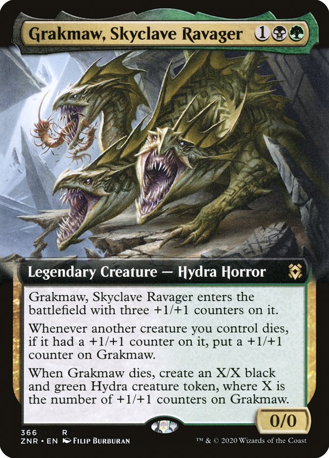 Grakmaw, Skyclave Ravager (Extended Art) [Zendikar Rising] | L.A. Mood Comics and Games