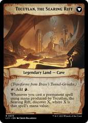 Brass's Tunnel-Grinder // Tecutlan, The Searing Rift (Extended Art) [The Lost Caverns of Ixalan] | L.A. Mood Comics and Games