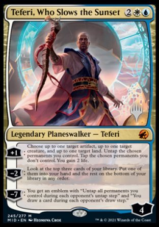 Teferi, Who Slows the Sunset (Promo Pack) [Innistrad: Midnight Hunt Promos] | L.A. Mood Comics and Games