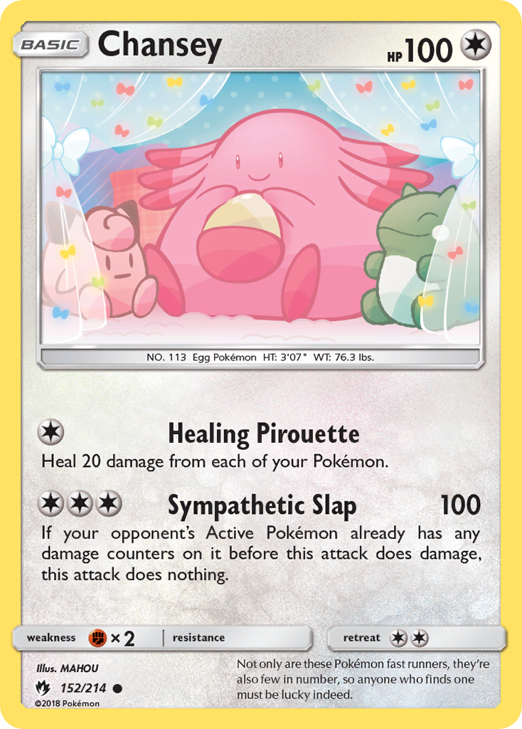 Chansey (152/214) [Sun & Moon: Lost Thunder] | L.A. Mood Comics and Games