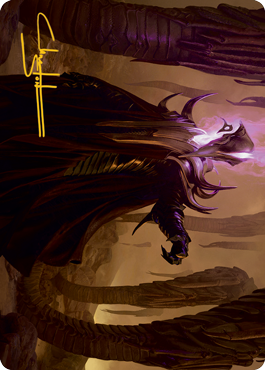 Extus, Oriq Overlord Art Card (Gold-Stamped Signature) [Strixhaven: School of Mages Art Series] | L.A. Mood Comics and Games