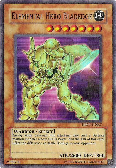 Elemental Hero Bladedge [DR04-EN067] Super Rare | L.A. Mood Comics and Games