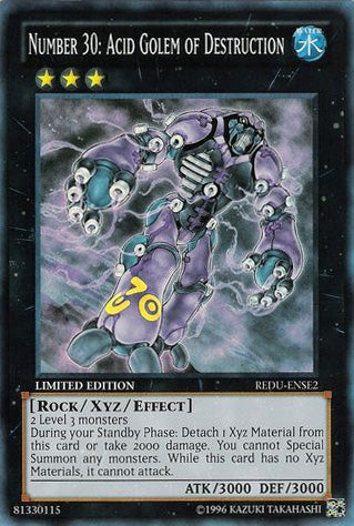 Number 30: Acid Golem of Destruction [REDU-ENSE2] Super Rare | L.A. Mood Comics and Games