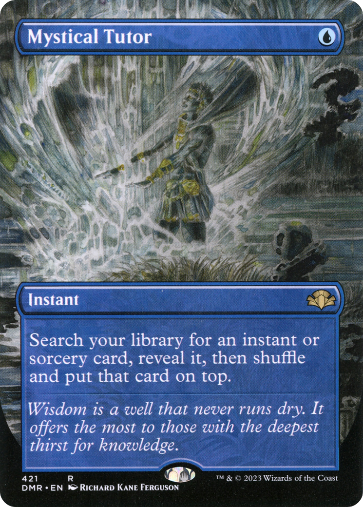 Mystical Tutor (Borderless Alternate Art) [Dominaria Remastered] | L.A. Mood Comics and Games