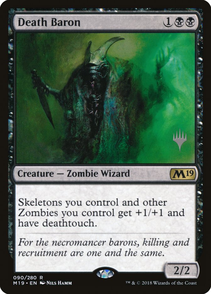 Death Baron (Promo Pack) [Core Set 2019 Promos] | L.A. Mood Comics and Games