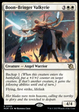 Boon-Bringer Valkyrie (Promo Pack) [March of the Machine Promos] | L.A. Mood Comics and Games