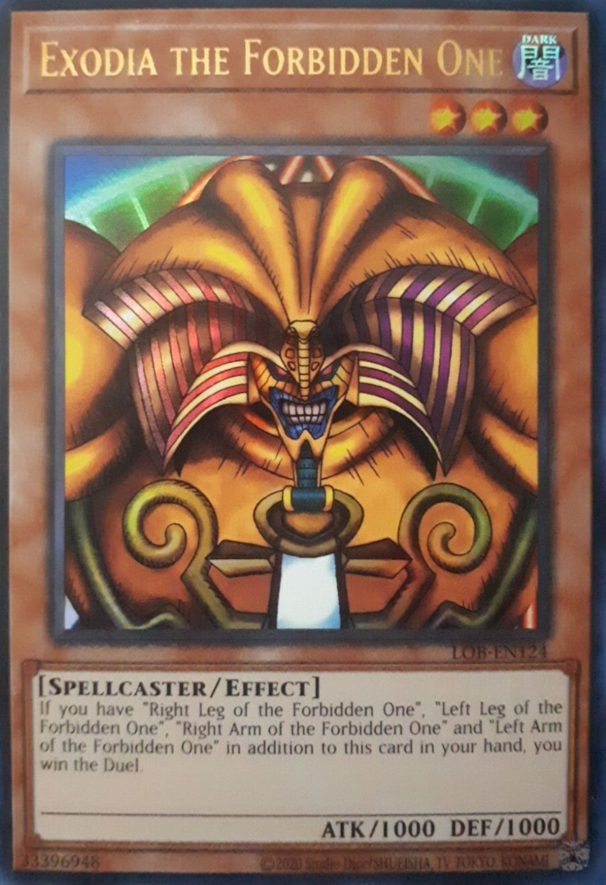 Exodia the Forbidden One (25th Anniversary) [LOB-EN124] Ultra Rare | L.A. Mood Comics and Games
