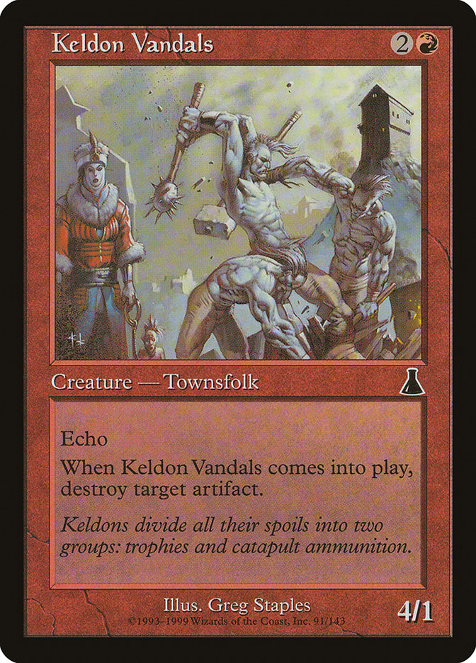 Keldon Vandals [Urza's Destiny] | L.A. Mood Comics and Games