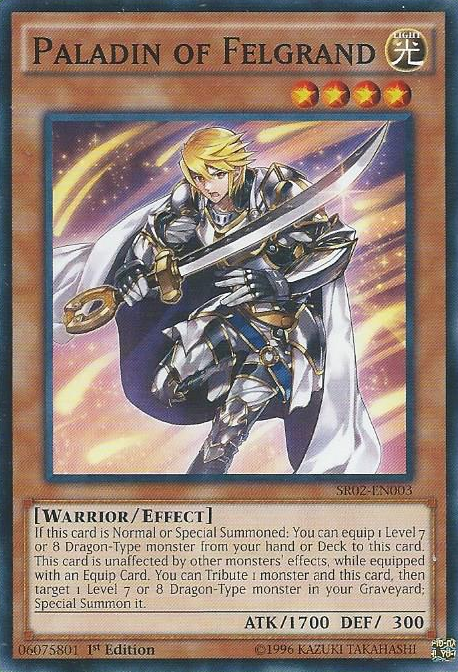 Paladin of Felgrand [SR02-EN003] Common | L.A. Mood Comics and Games